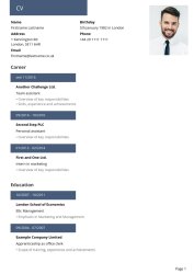 Detailed CV Detailed CV