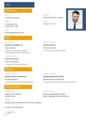 Latest CV Latest CV